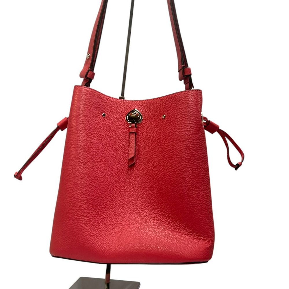 KATE SPADE MARTI LARGE BUCKET BAG SHOULDER CROSSBODY - Pink